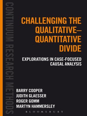 cover image of Challenging the Qualitative-Quantitative Divide